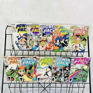 Power‎ Pack 20-29 Lot Copper Age Marvel Katie Alex Fall Of The Mutants Wolverine